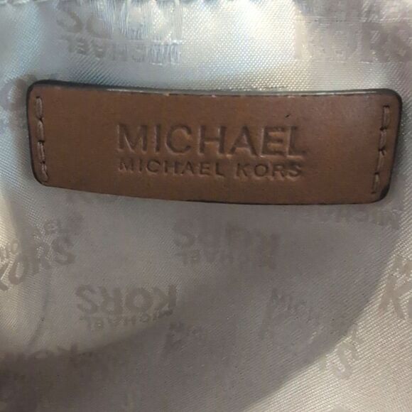 Michael Kors Lilly Walnut Soft Leather Gold Chain Strap Tote Shoulder Bag - Picture 2 of 14